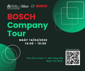 Đăng ký tham gia BOSCH COMPANY TOUR