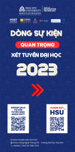 DÒNG SỰ KIỆN QUAN TRỌNG – XÉT TUYỂN ĐẠI HỌC 2023