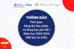 K.CNTT|THÔNG BÁO THỜI GIAN ĐĂNG KÝ HỌC PHẦN – HK 1 (2023-2024) – 2331