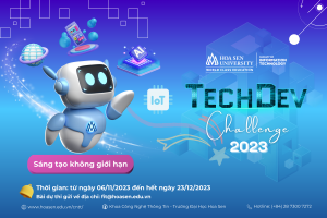 Khởi động cuộc thi HSU TechDev Challenge 2023
