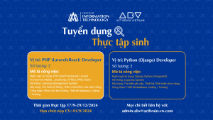 [HSU x ACT Brain Vietnam] Tuyển dụng thực tập sinh