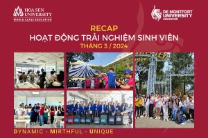 Trải Nghiệm Sinh Viên Hoa Sen De Montfort Nổi Bật Tháng 03/2024
