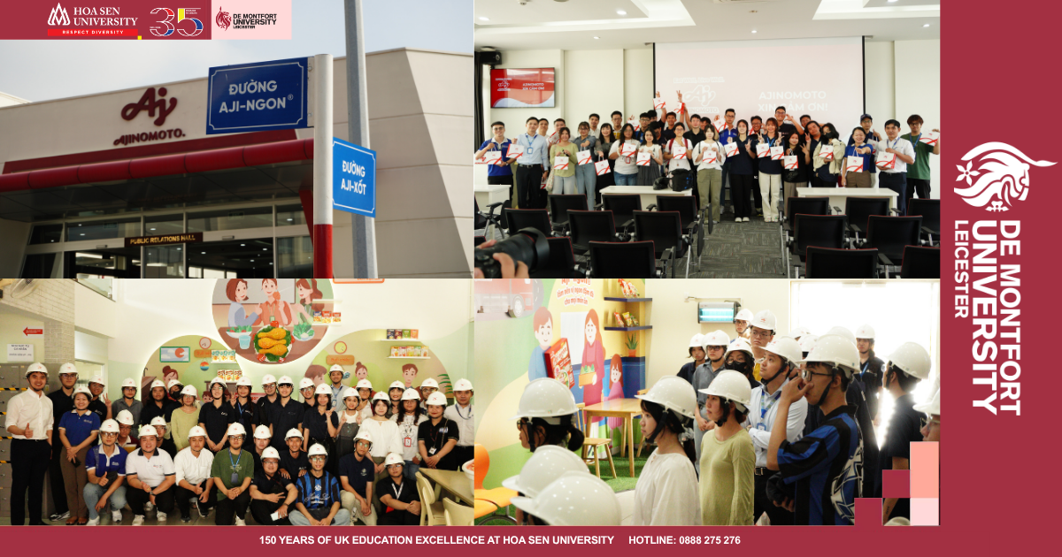 Sinh Viên DMU-HSU Vietnam Trải nghiệm tại Nhà Máy Ajinomoto