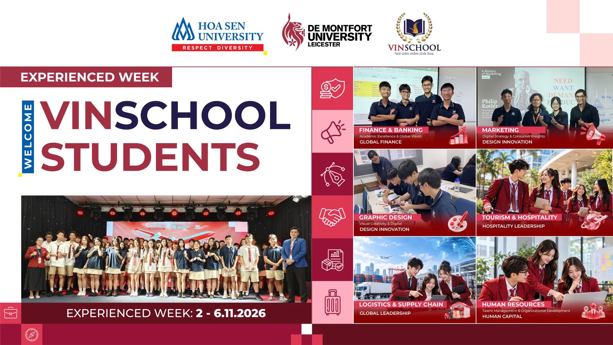 DMU-HSU VIETNAM x VINSCHOOL Experience Week 2026