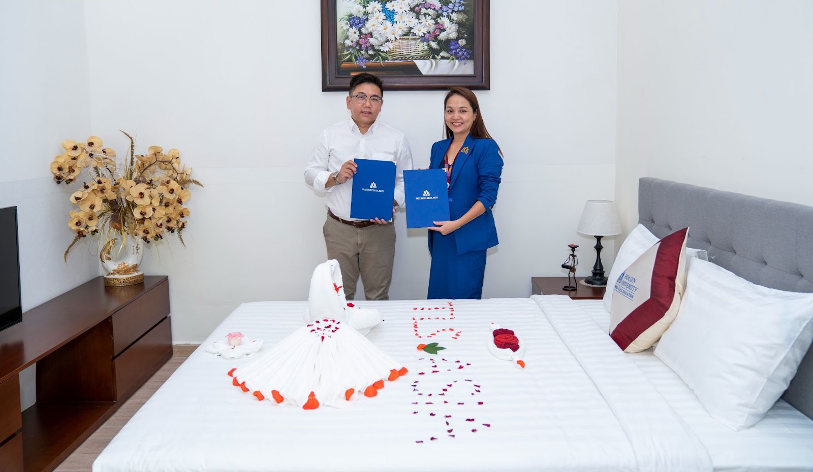 Phòng thực hành được thiết kế và trang bị theo chuẩn 5 sao