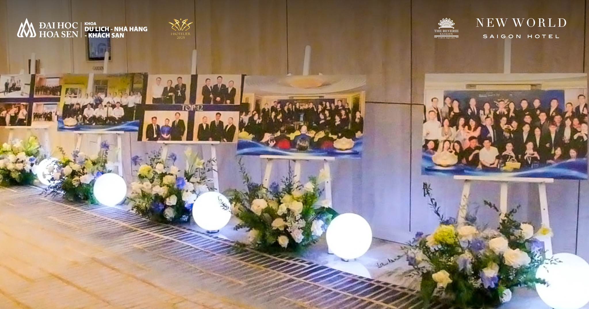 I-Hotelier 2025 contestants at New World Saigon Hotel