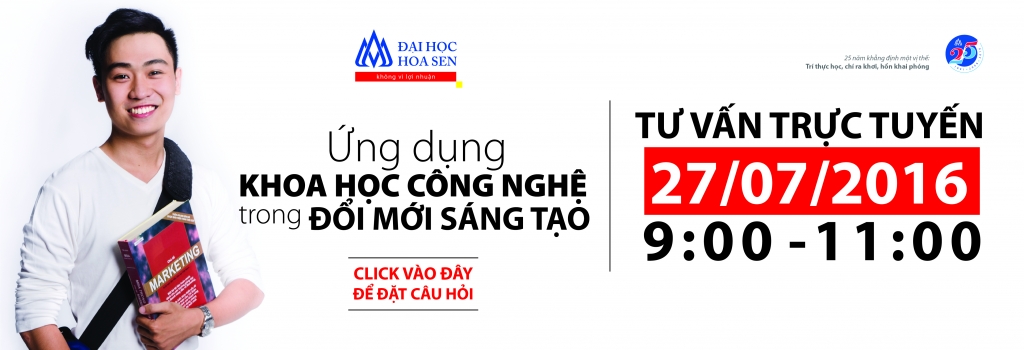 Tu van truc tuyen nhom nganh Khoa hoc cong nghe Dai hoc Hoa Sen