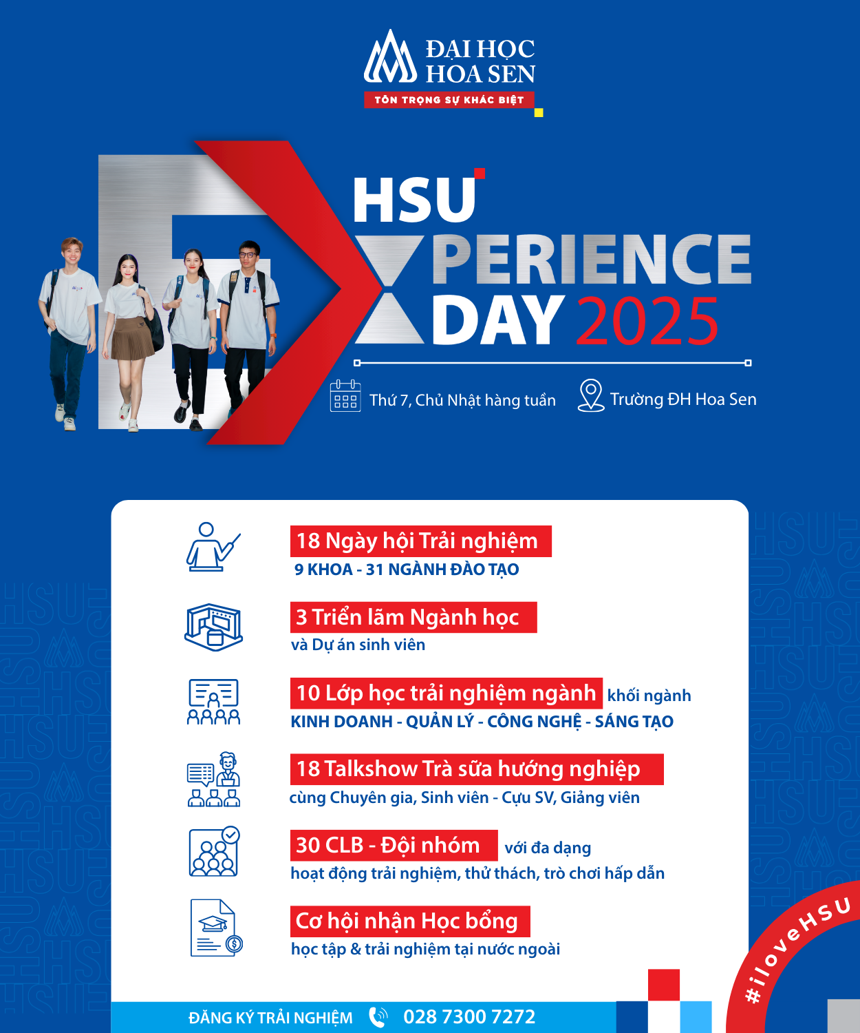 KHÁM PHÁ LỊCH TRÌNH HSU EXPERIENCE DAY 2025