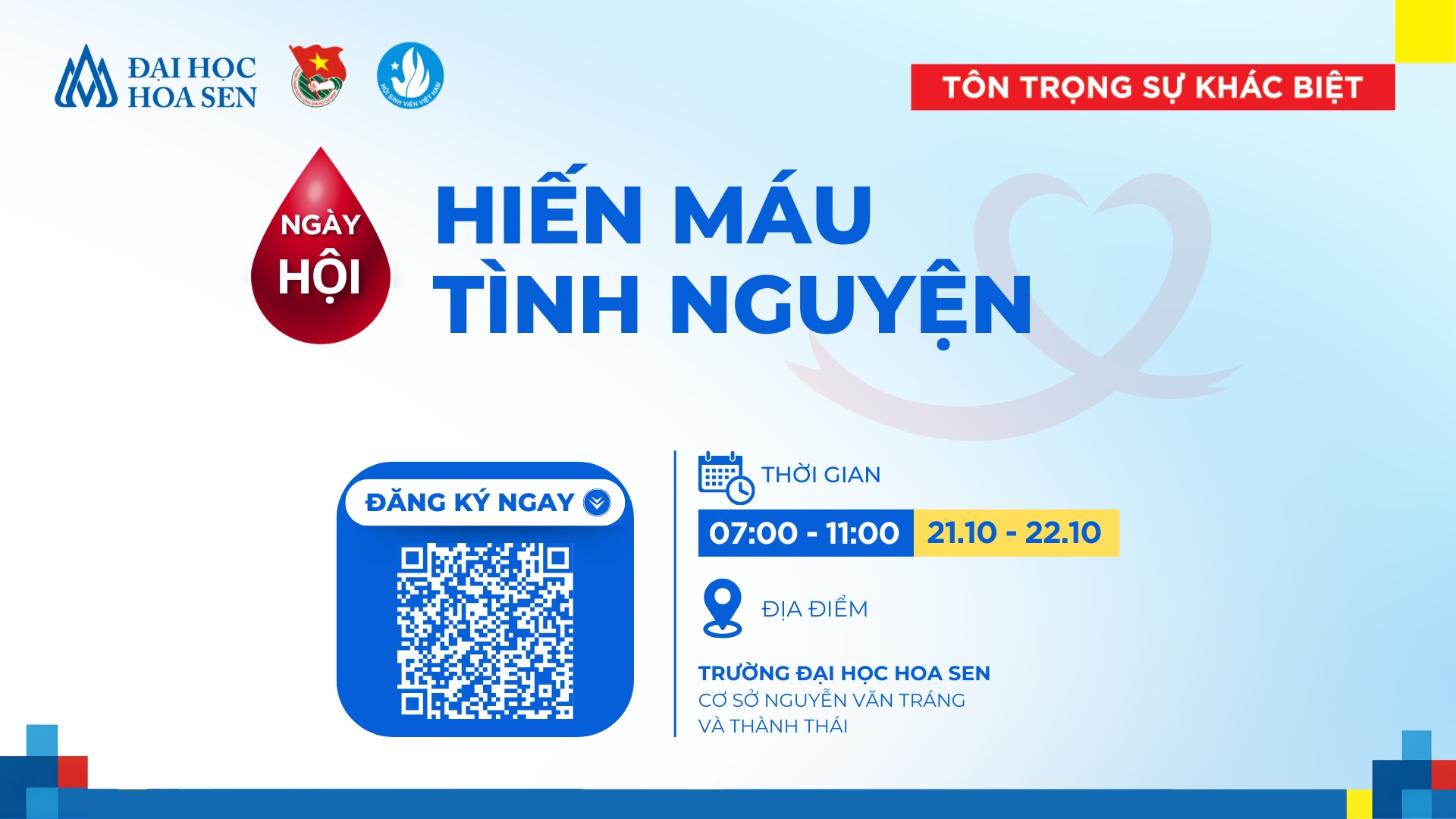 Ngày hội hiến máu tại HSU