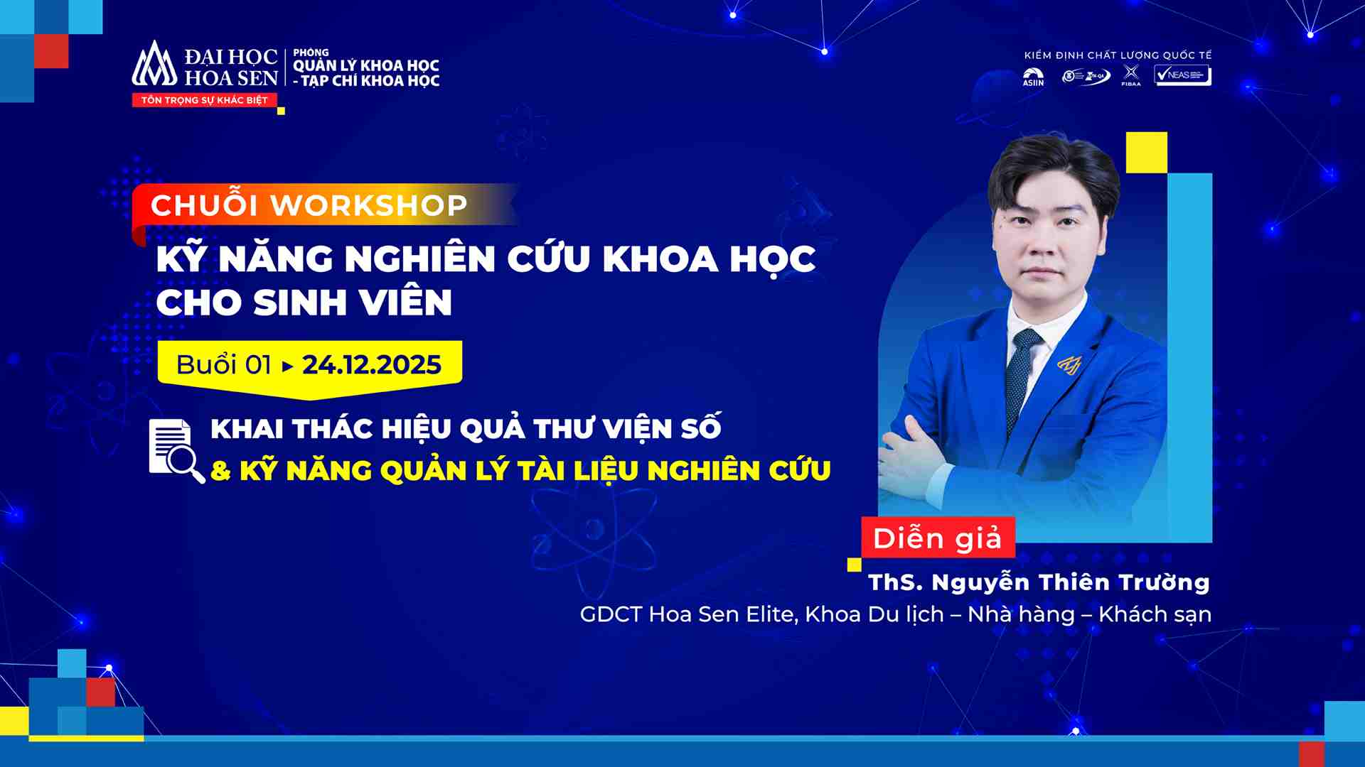 Khai thác hiệu quả thư viện số - kỹ năng quản lý tài liệu nghiên cứu