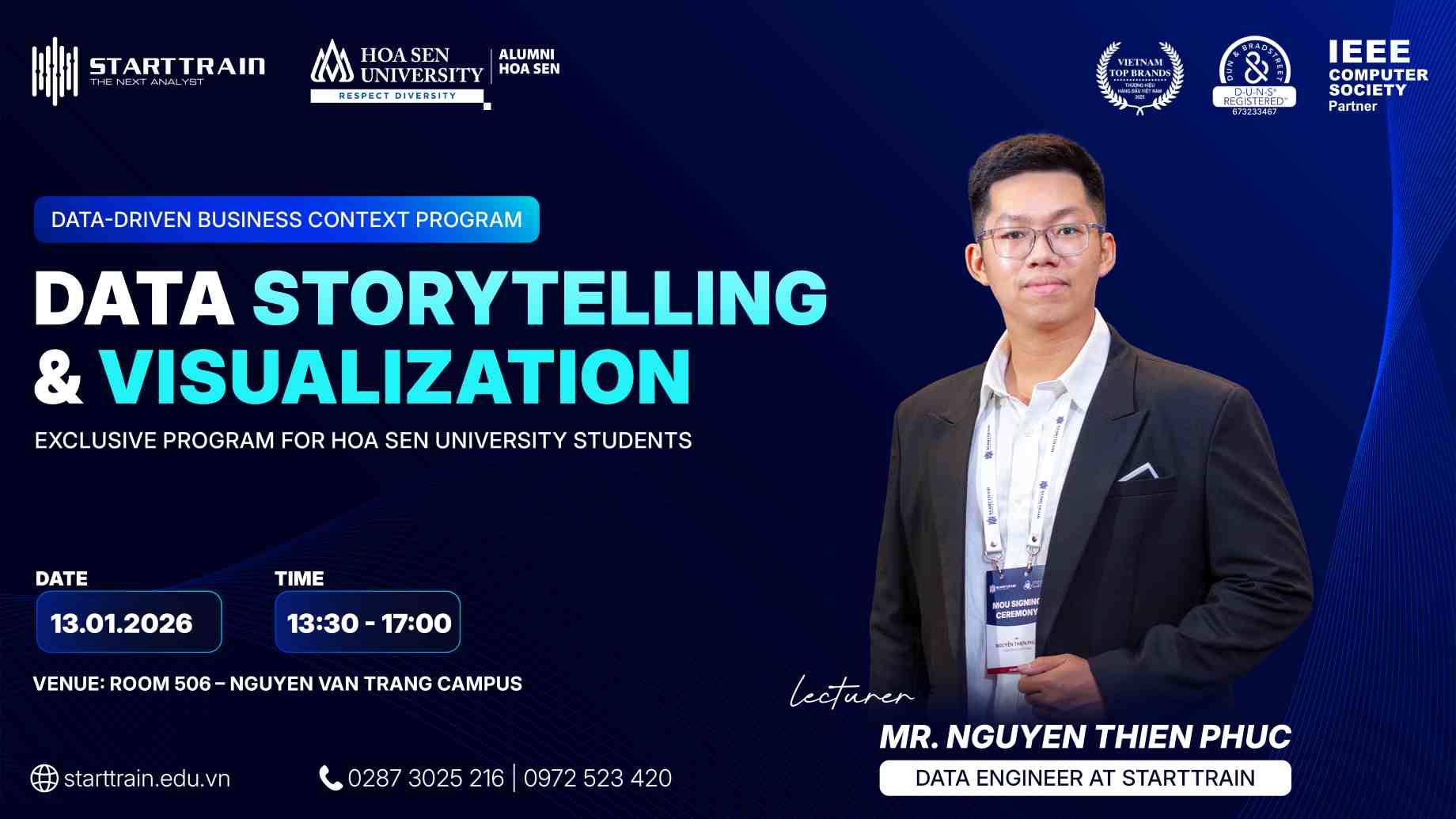 Trực quan hóa dữ liệu và kể chuyện bằng dữ liệu