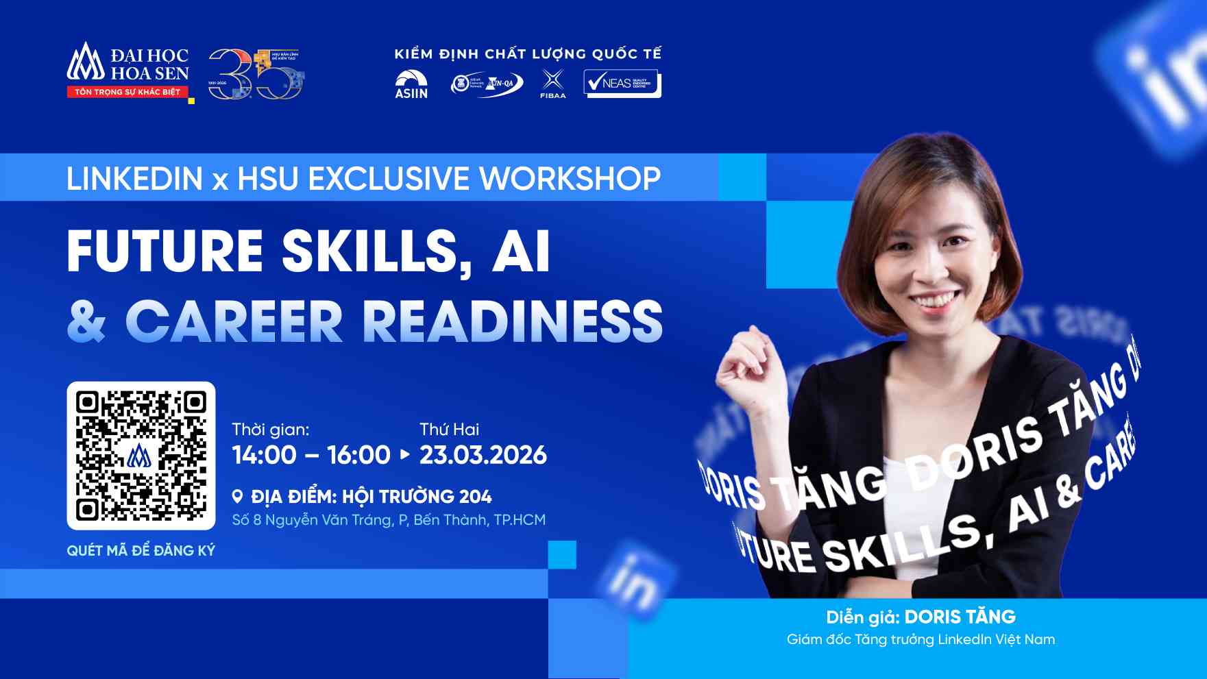 LinkedIn x HSU Exclusive Workshop: Future Skills, AI & Career Readiness