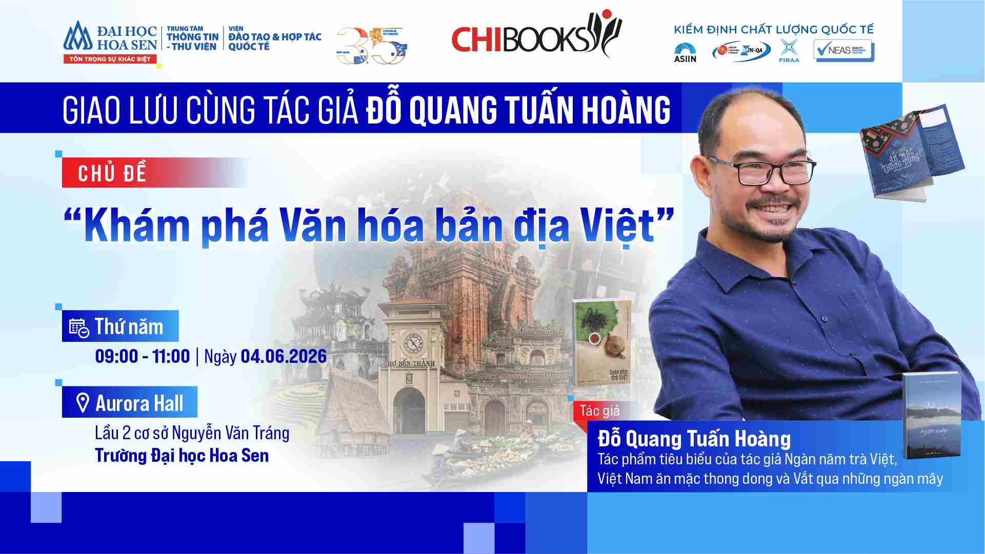 Khám phá văn hóa bản địa Việt cùng tác giả Đỗ Quang Tuấn Hoàng