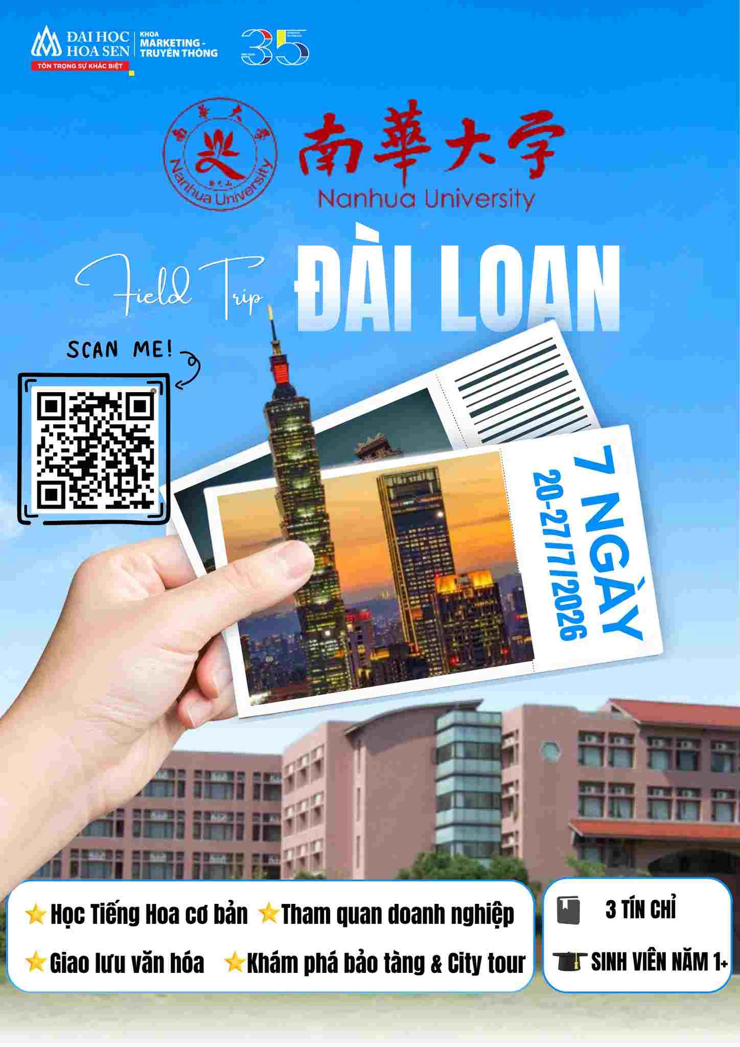 Field Trip quốc tế – Summer Camp tại Đài Loan chính thức mở đơn đăng ký