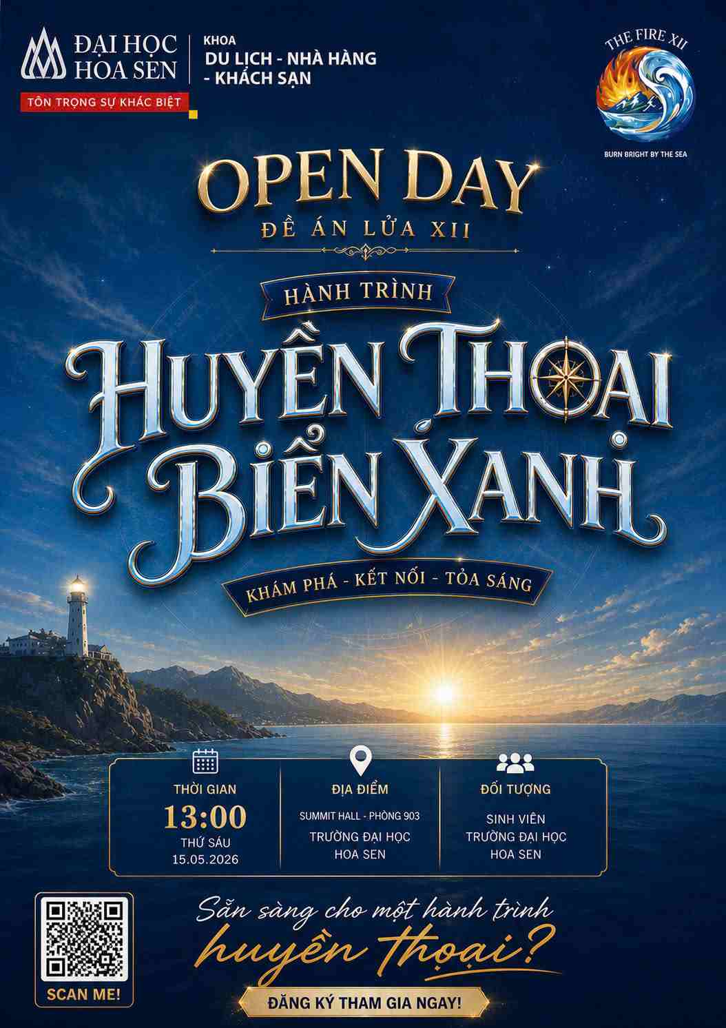 Opening Day LỬA XII: Khởi động hành trình kết nối và phát triển bản thân