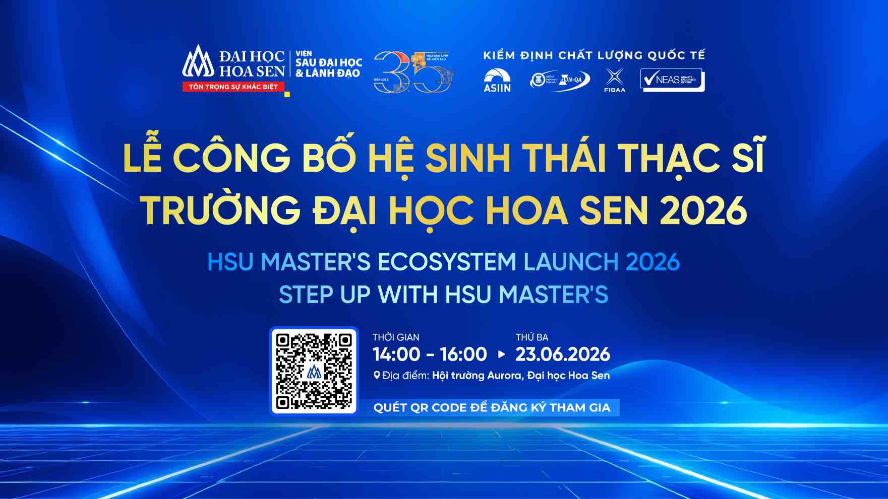 [VSĐH&LĐ] Lễ công bố Hệ sinh thái Thạc sĩ Đại học Hoa Sen 2026