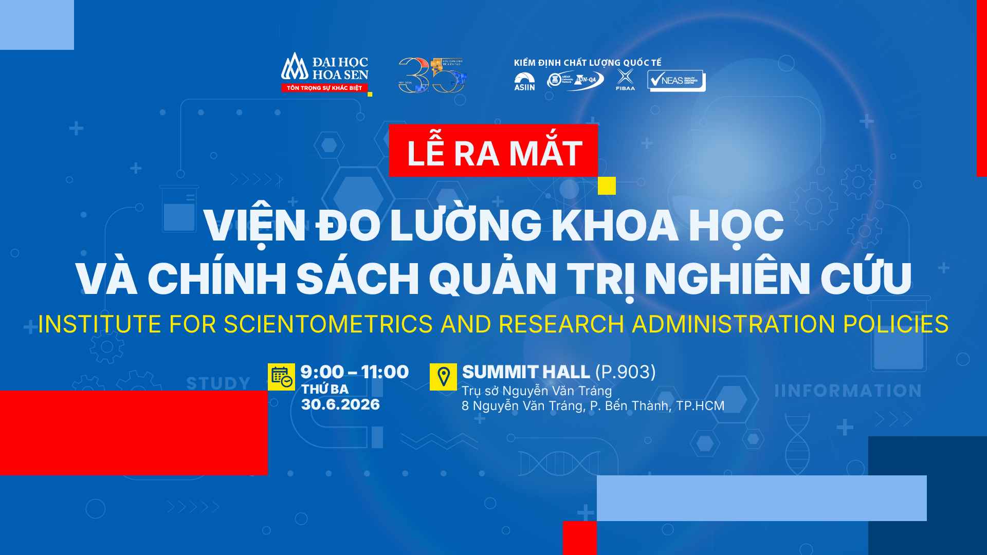 Lễ ra mắt Viện Đo lường khoa học và Chính sách quản trị nghiên cứu