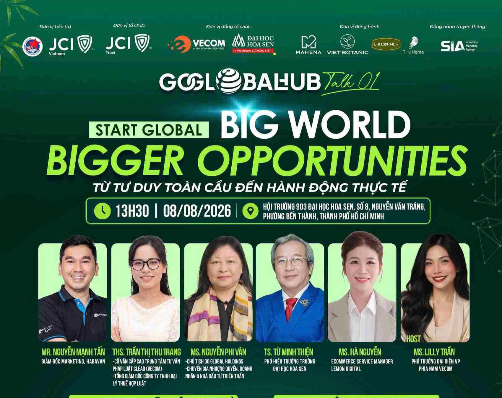 Go Global Hub Talk 01: Mở cánh cửa đưa doanh nghiệp Việt ra thị trường quốc tế