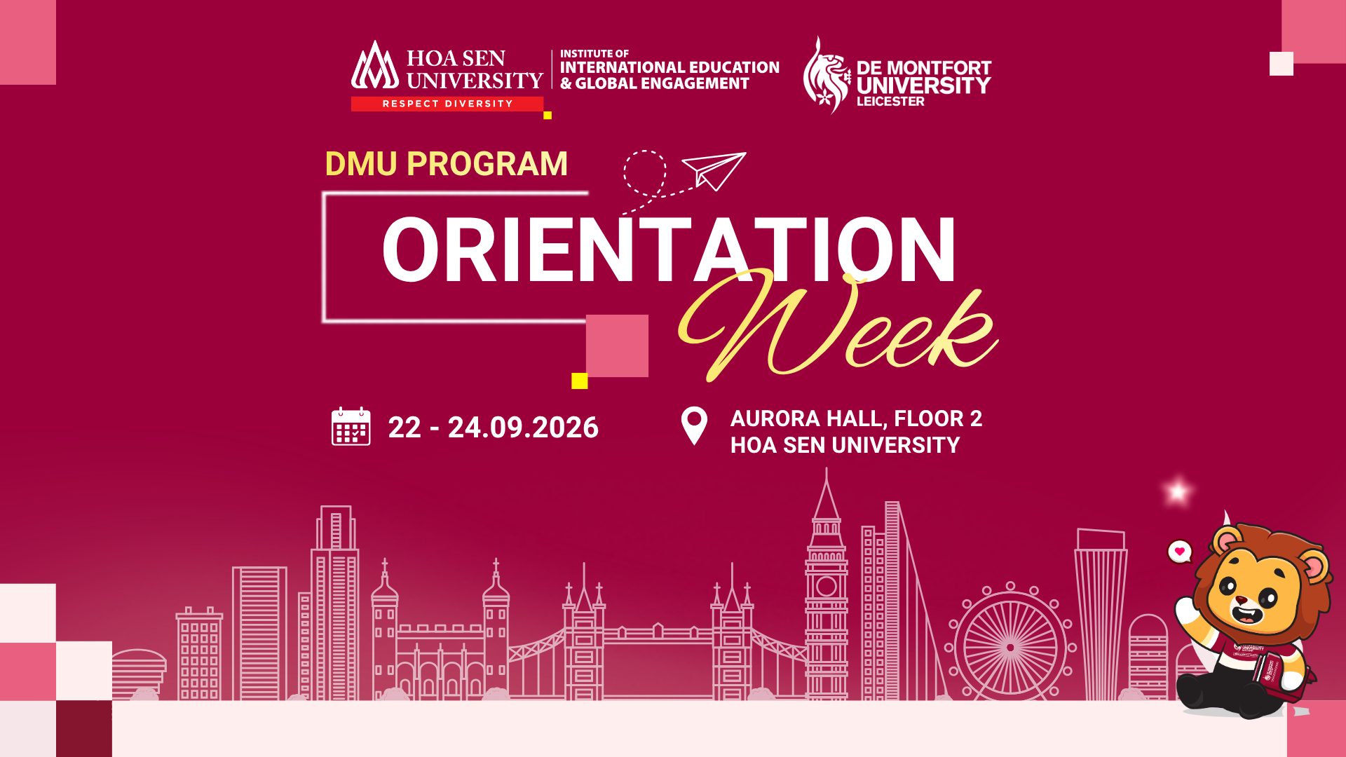 DMU-HSU Orientation Week 2026: Sẵn sàng bắt đầu hành trình học tập quốc tế