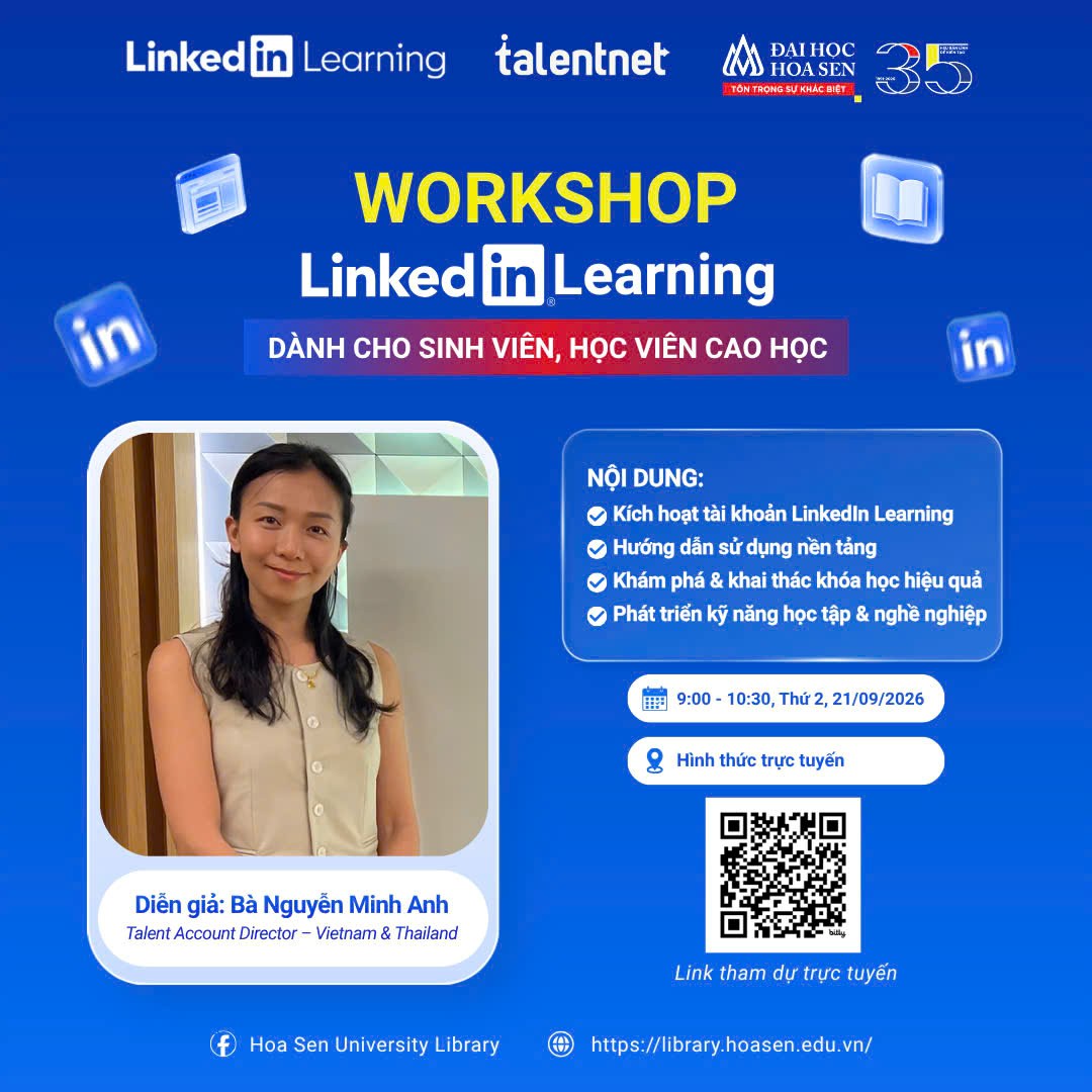 Workshop: Tập huấn sử dụng nền tảng học trực tuyến LinkedIn Learning