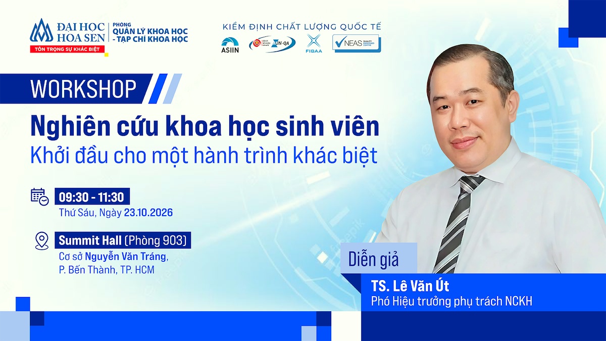 Nghiên cứu khoa học sinh viên: khởi đầu cho một hành trình khác biệt