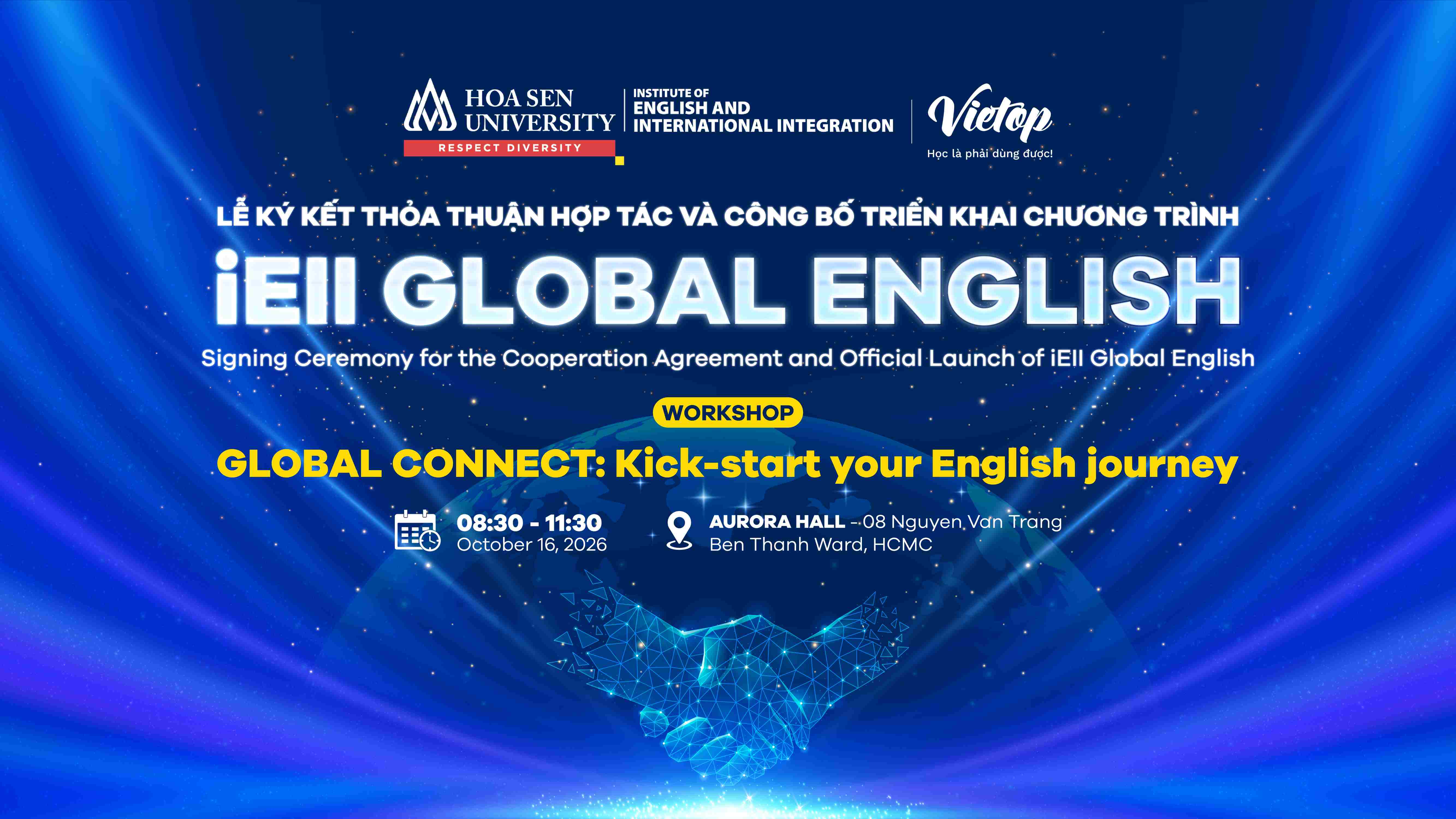 Workshop GLOBAL CONNECT – Kick-start your English journey