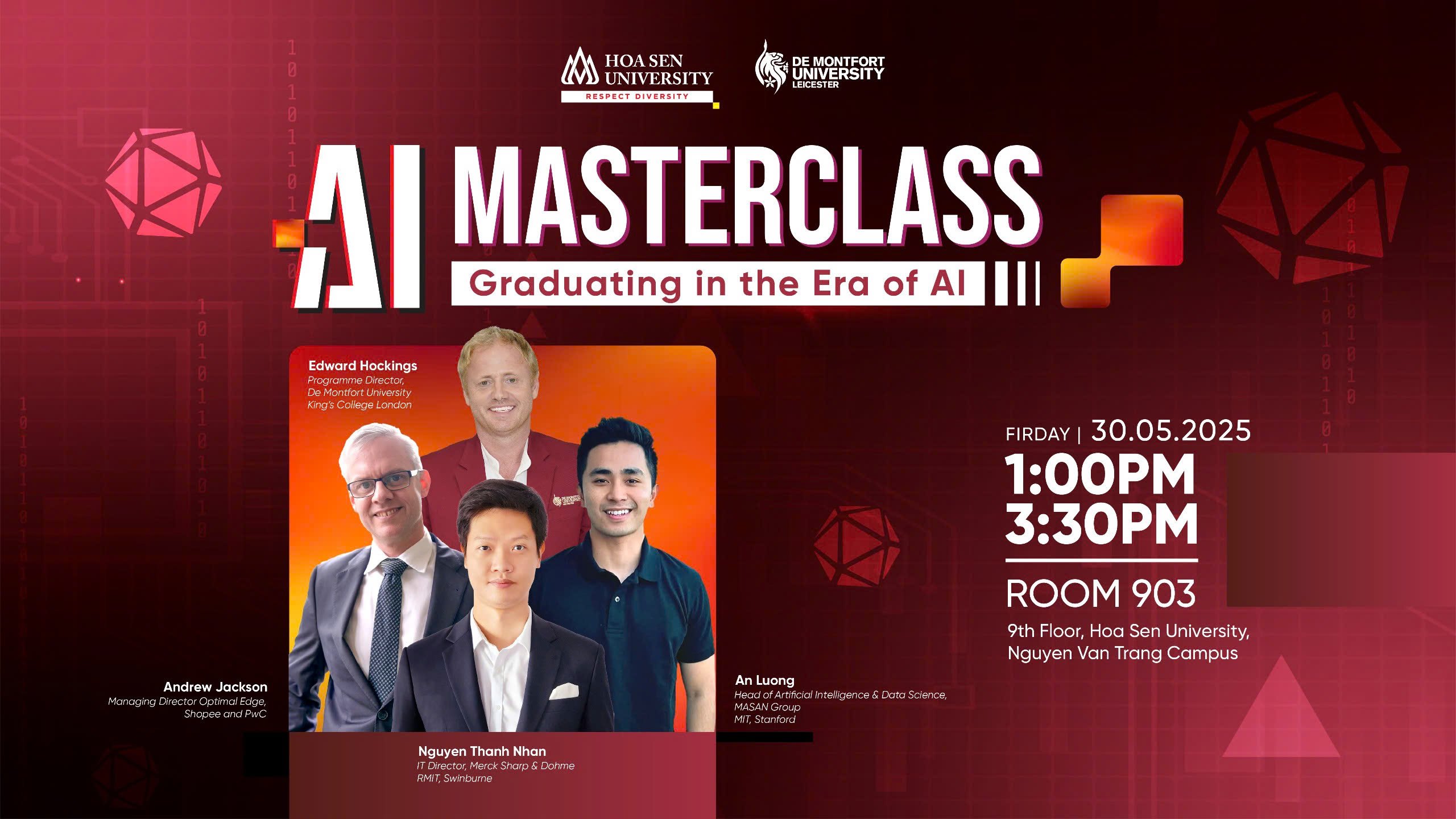 “AI Masterclass - Graduating In The Era Of Al” - Bệ Phóng Sự Nghiệp Cho Sinh Viên DMU