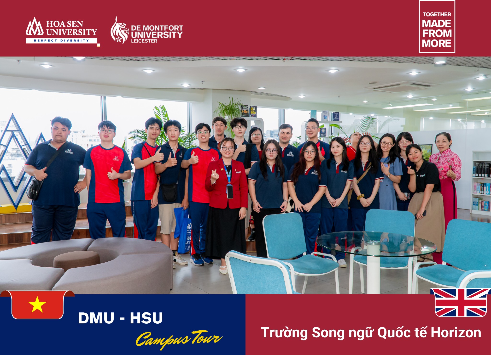 Campus Tour Độc Đáo Dành Cho Học Sinh Horizon Tại Hoa Sen - De Montfort