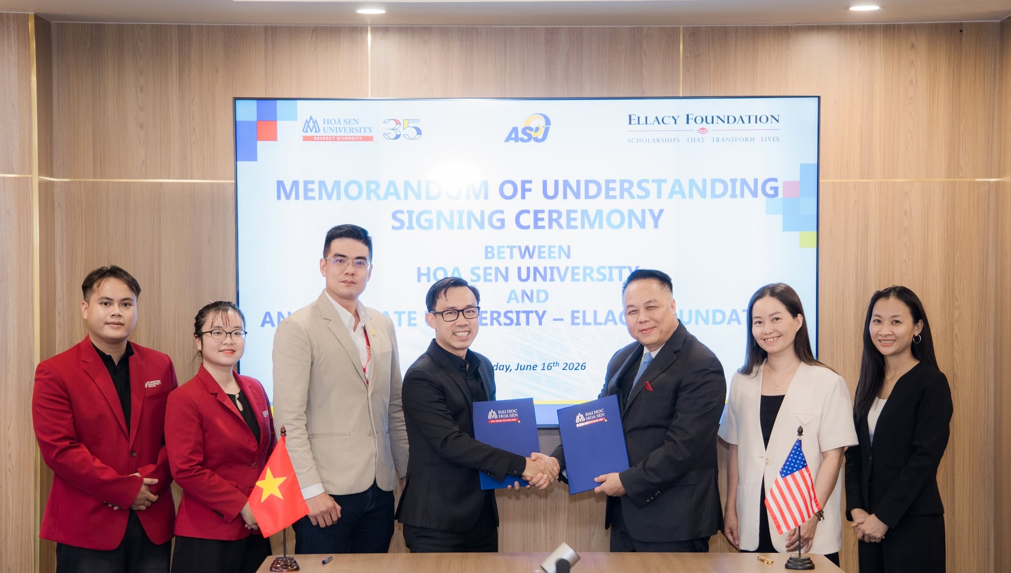 ĐẠI HỌC HOA SEN KÝ KẾT HỢP TÁC QUỐC TẾ VỚI ANGELO STATE UNIVERSITY (HOA KỲ)