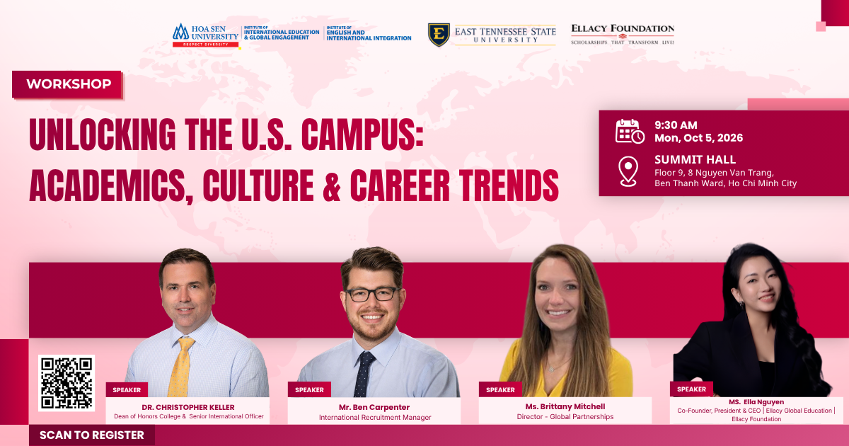 Workshop du học Mỹ Unlocking The U.S. Campus
