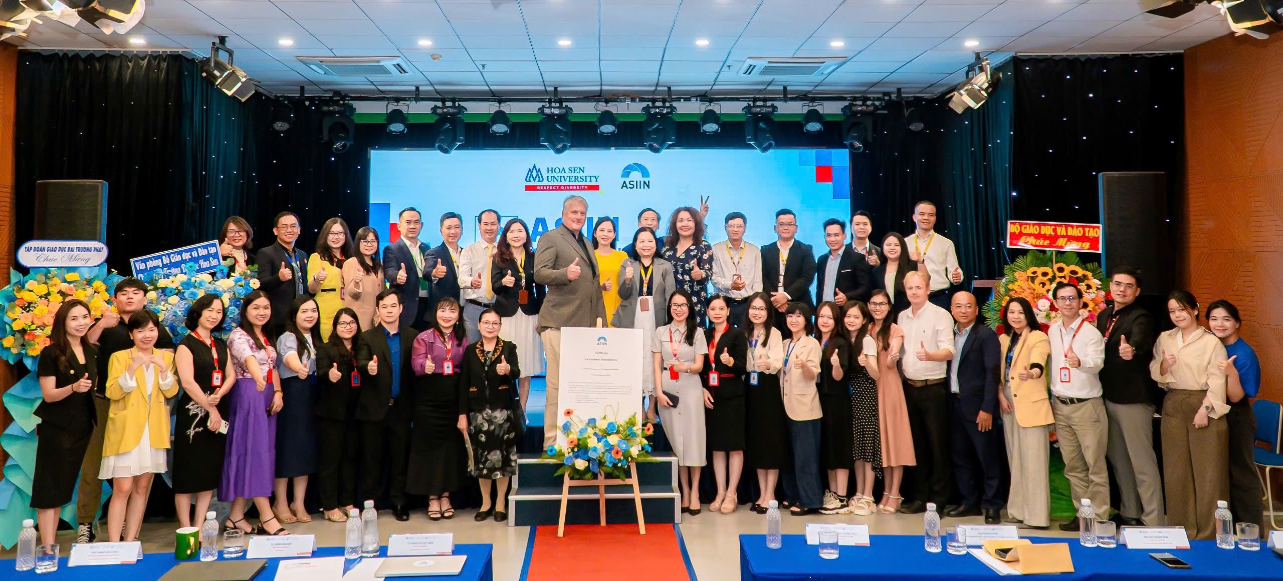 Chúc mừng Trường Đại học Hoa Sen đạt kiểm định quốc tế ASIIN (châu Âu) cấp cơ sở giáo dục