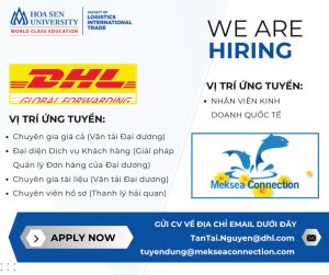 [GÓC TUYỂN DỤNG] DHL Global Forwarding – Vị trí tuyển dụng tại Thành phố Hồ Chí Minh