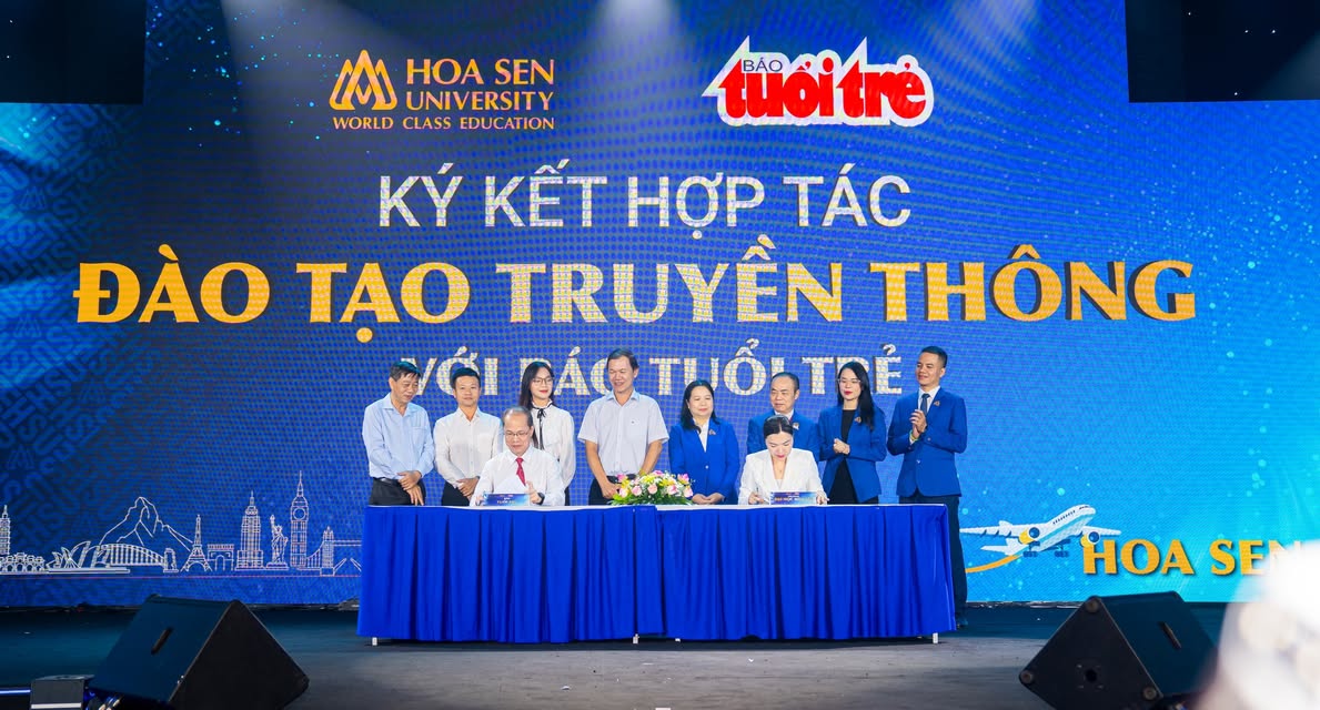Toàn cảnh buổi ký kết hợp tác