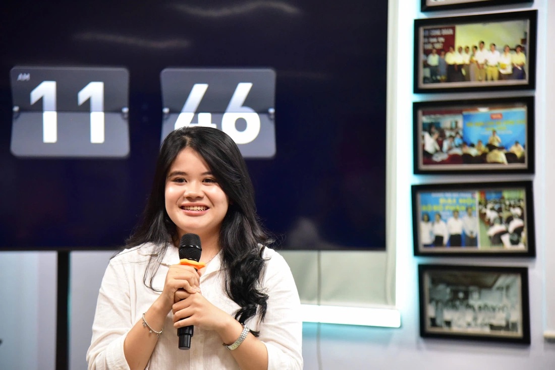 Bạn Lê Kim Ngân gửi lời cảm ơn báo Tuổi Trẻ vì hành trình học tập 4 tháng đầy ý nghĩa tại đây