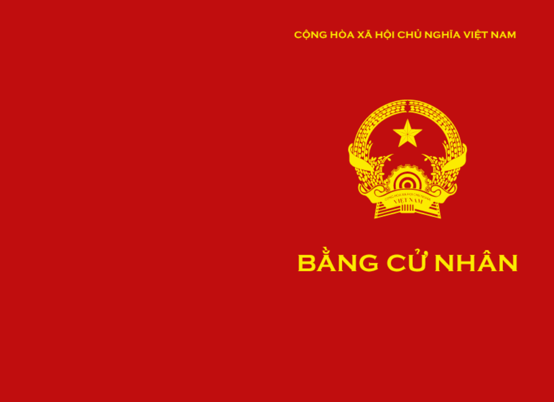Mâu văn bằng tốt nghiệp mặt ngoài