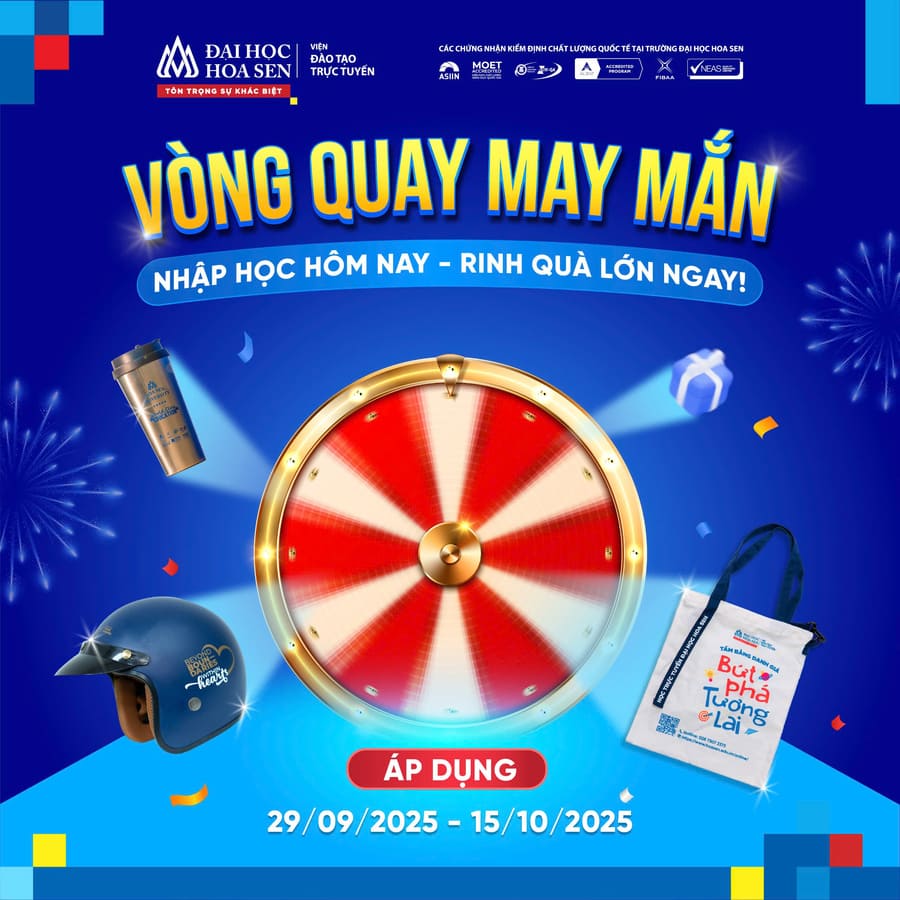 Quà tặng Tân sinh viên Viện Đào tạo trực tuyến Tháng 10