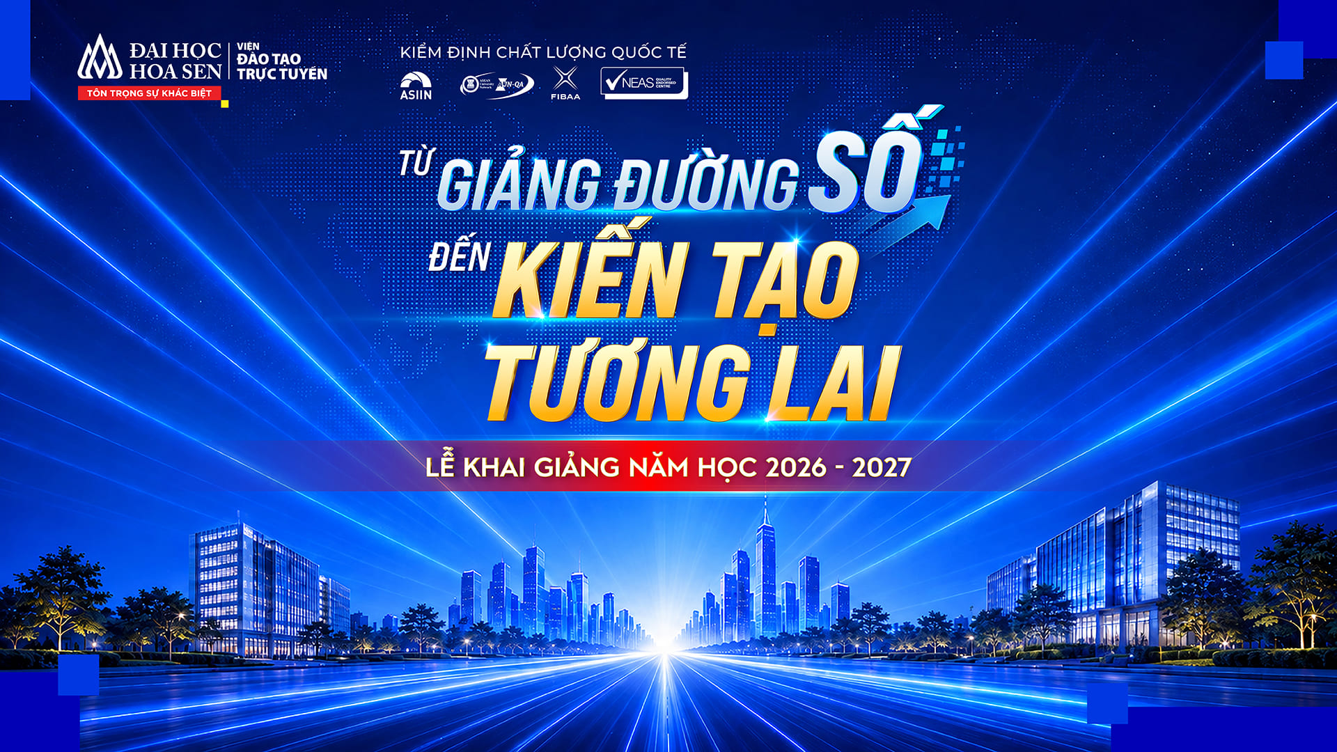 Lễ khai giảng Viện đào tạo trực tuyến 2026 2027
