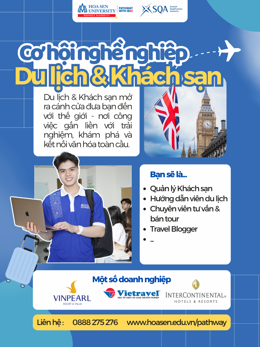 Sinh viên ngành Du lịch – Khách sạn ra trường làm gì?
