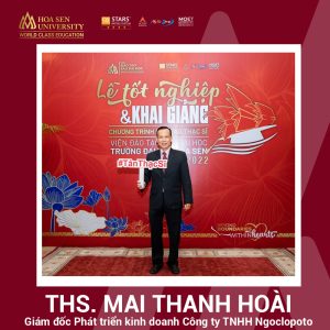 Ths. Mai Thanh Hoài (Cựu Học viên MBA Khóa 5)