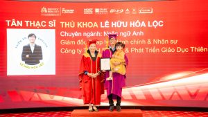 TÂN THẠC SĨ NGÔN NGỮ ANH: NỖ LỰC VƯỢT TRỘI, THỦ KHOA KÉP LAN TỎA TINH THẦN DOANH CHỦ