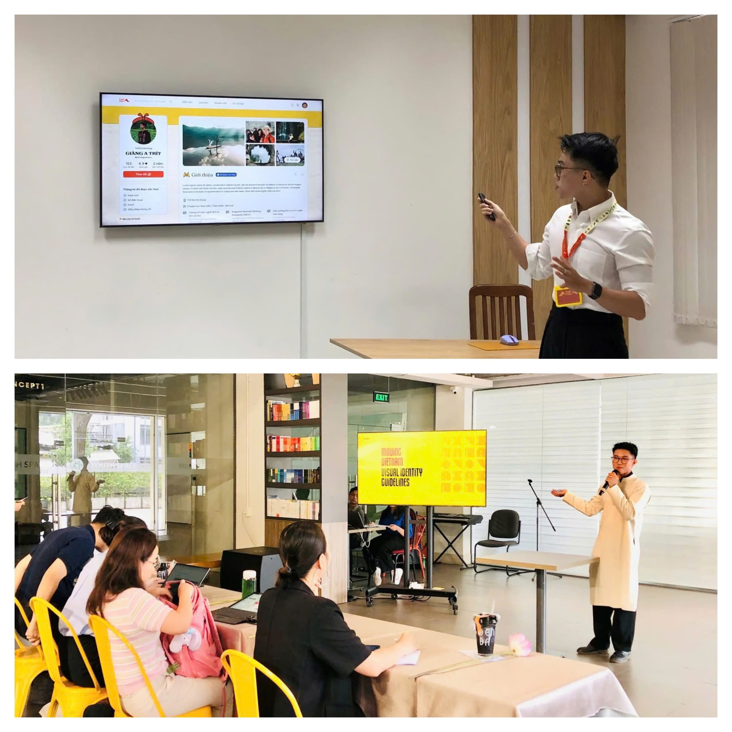 Đức Thịnh thi kiến thức và tài năng để trở thành đại biểu của SSEAYP năm 2025