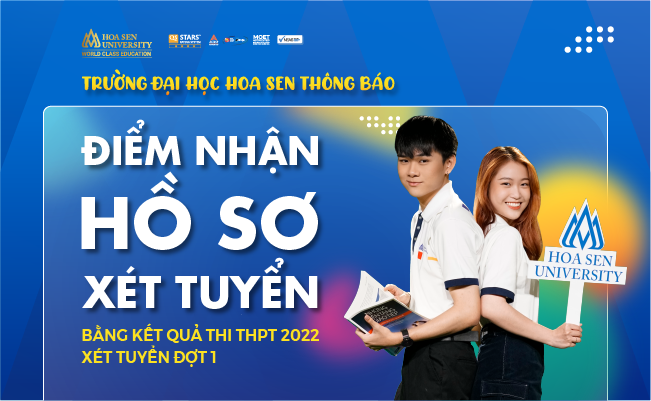 DH Hoa Sen cong bo diem nhan ho so xet tuyen bang diem thi