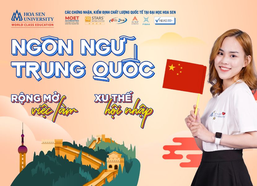 Đại học Hoa Sen là ngôi trường đào tạo ngôn ngữ Trung bài bản có cơ hội việc làm cao sau khi ra trường