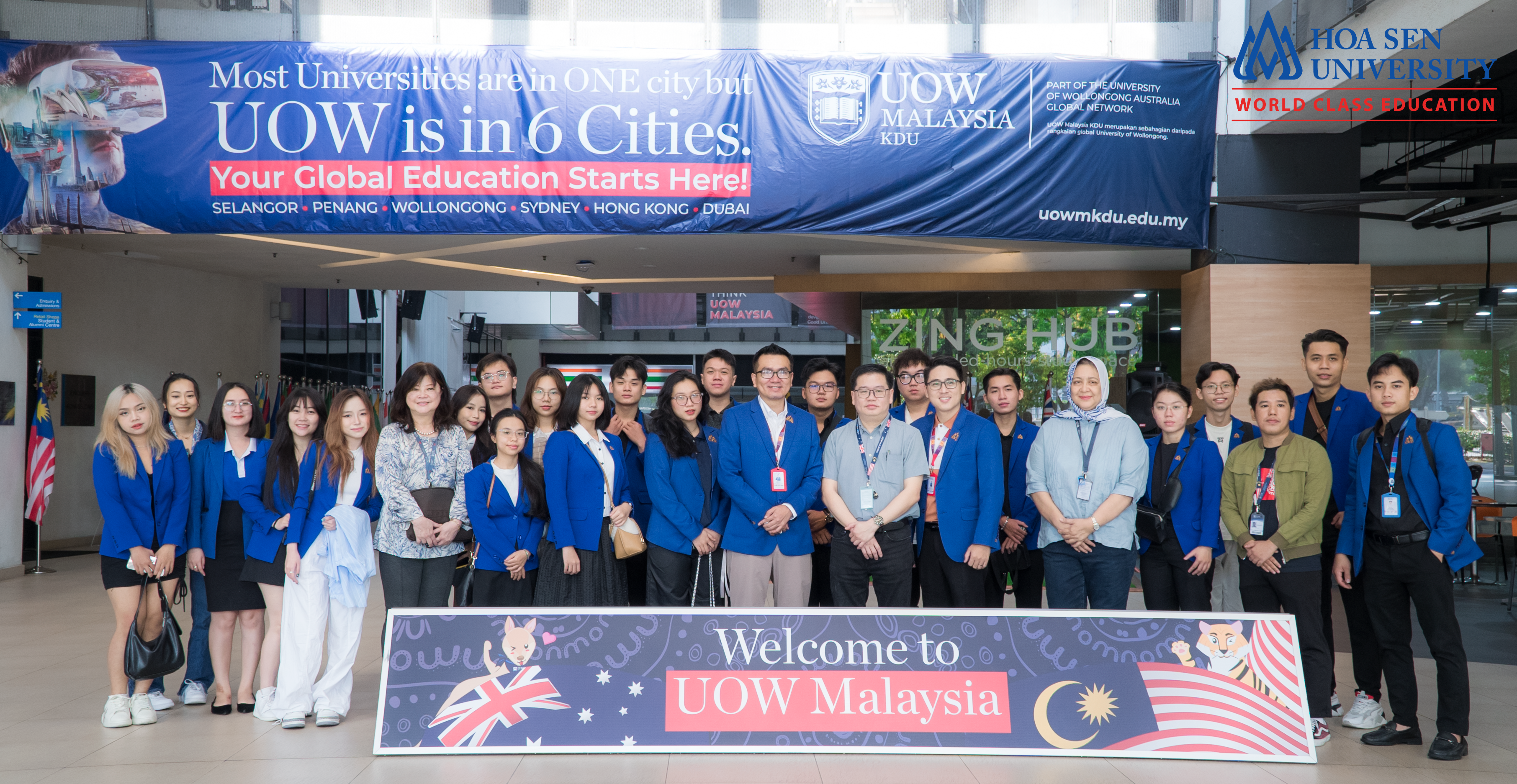 Đoàn Hoa Sen Go Global trải nghiệm tại Malaysia