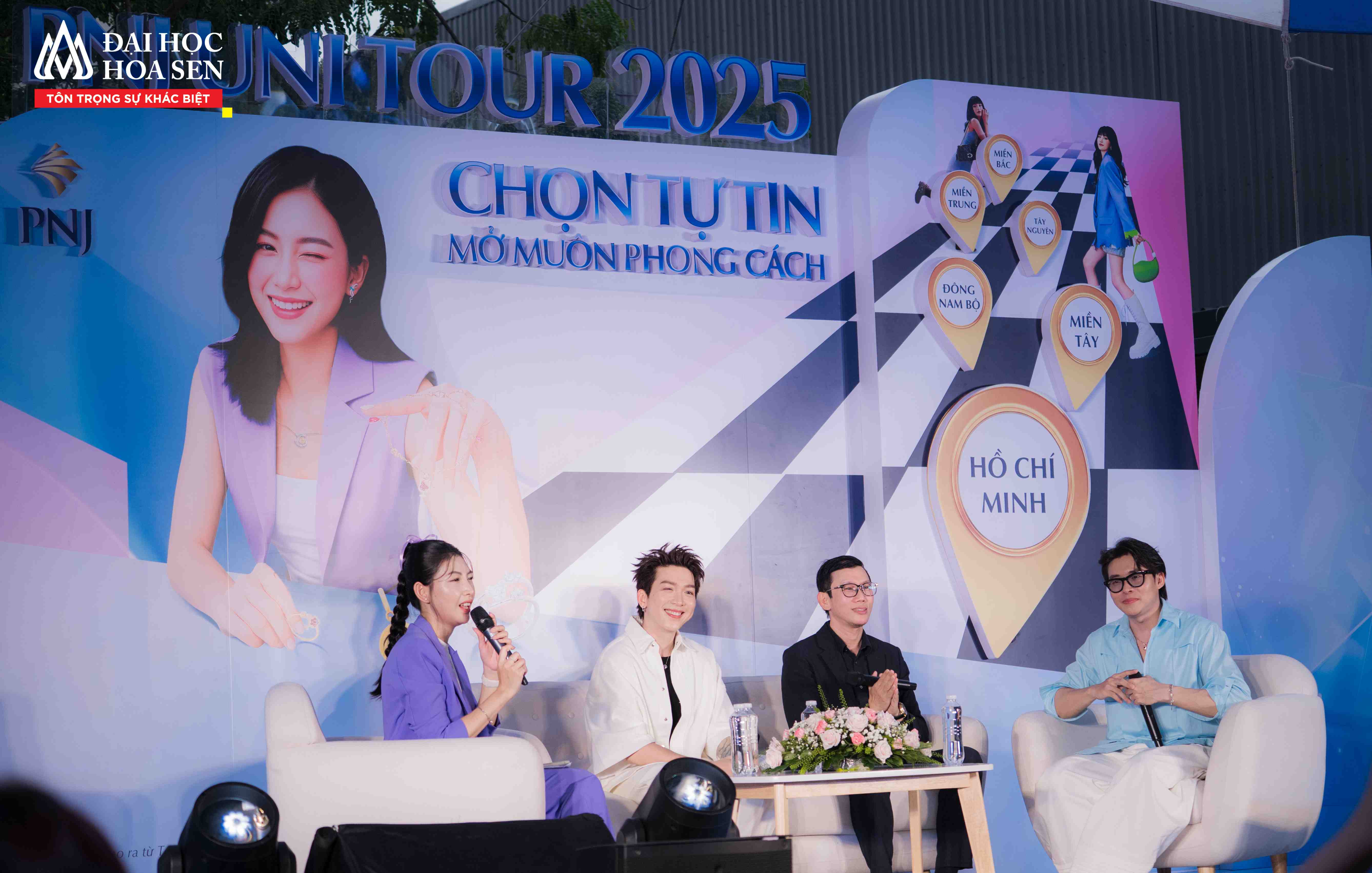 PNJ Uni Tour 2025 khiến sinh viên Đại học Hoa Sen bùng cháy nhiệt huyết tuổi trẻ!
