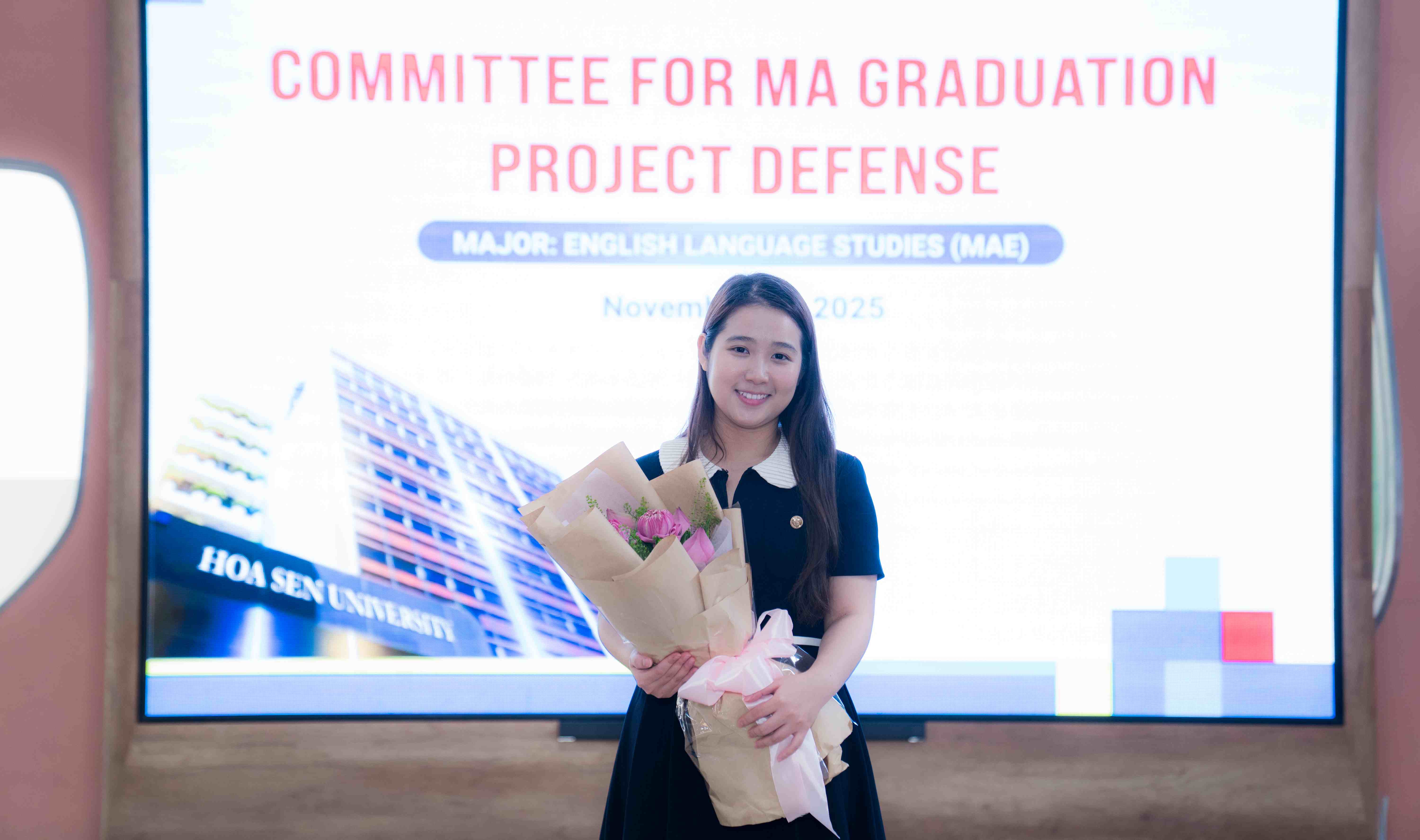 Học viên xuất sắc bảo vệ thành công Đề án Tốt nghiệp Thạc sĩ Ngôn ngữ Anh