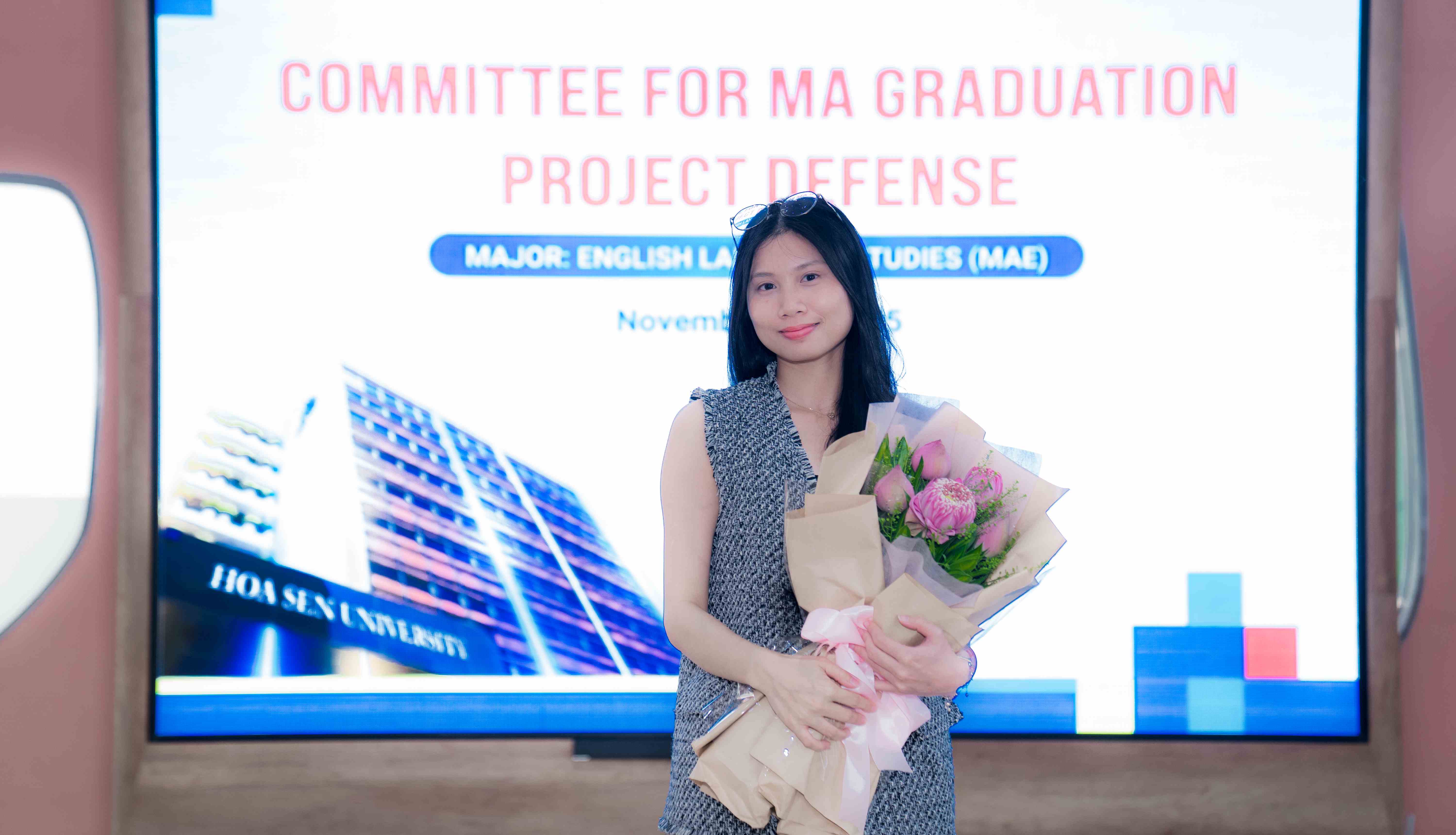 Học viên xuất sắc bảo vệ thành công Đề án Tốt nghiệp Thạc sĩ Ngôn ngữ Anh