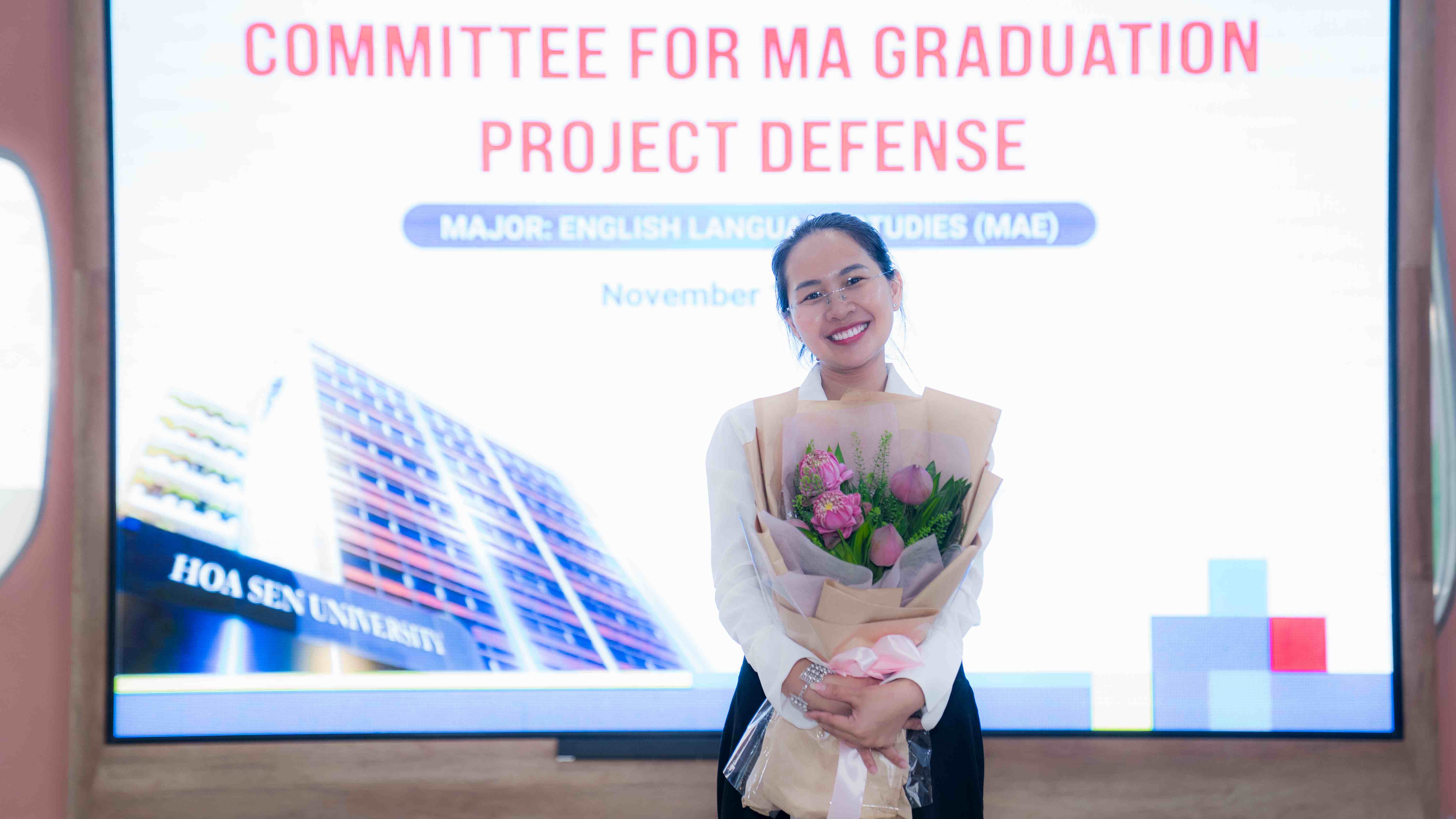 Học viên xuất sắc bảo vệ thành công Đề án Tốt nghiệp Thạc sĩ Ngôn ngữ Anh