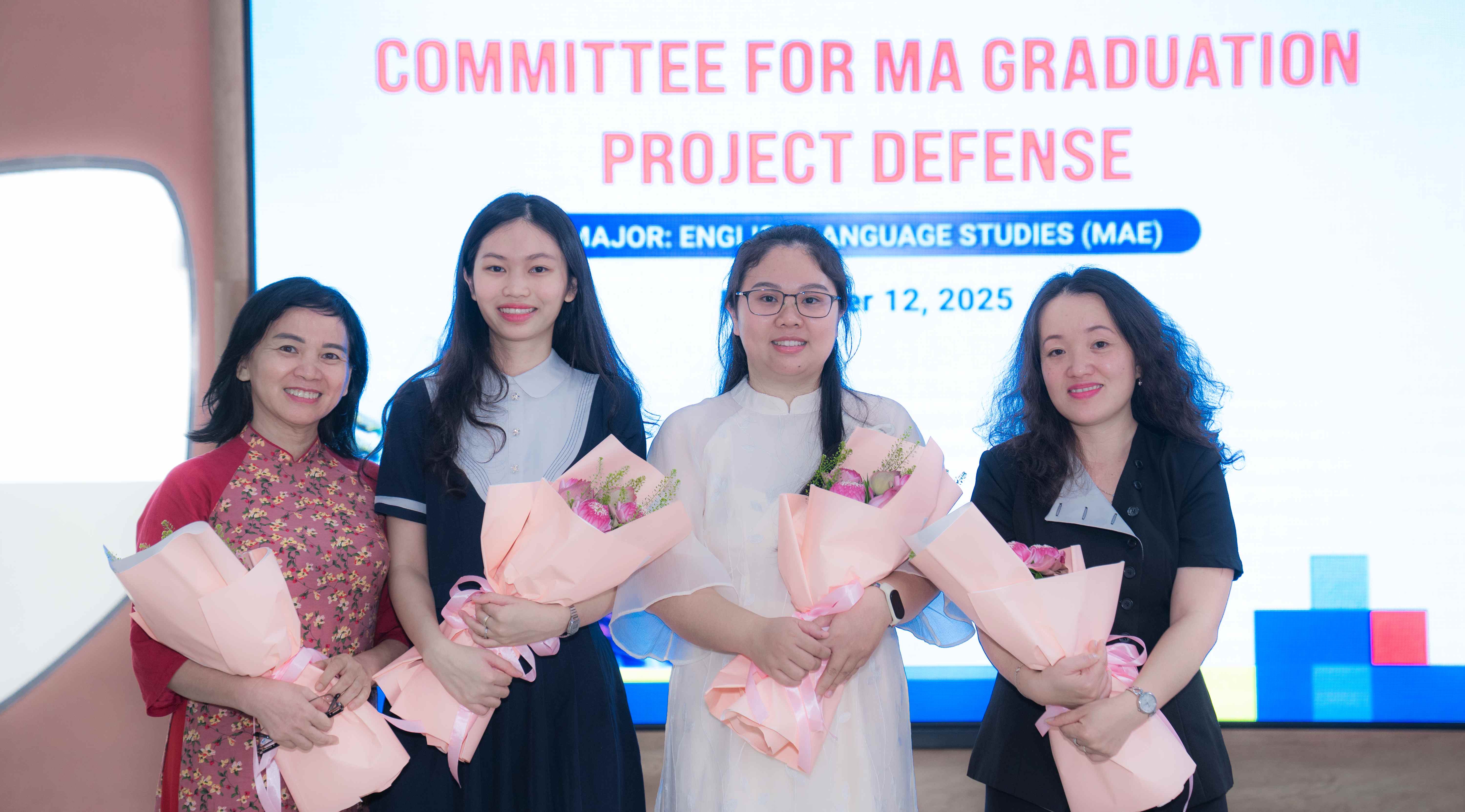 Học viên xuất sắc bảo vệ thành công Đề án Tốt nghiệp Thạc sĩ Ngôn ngữ Anh
