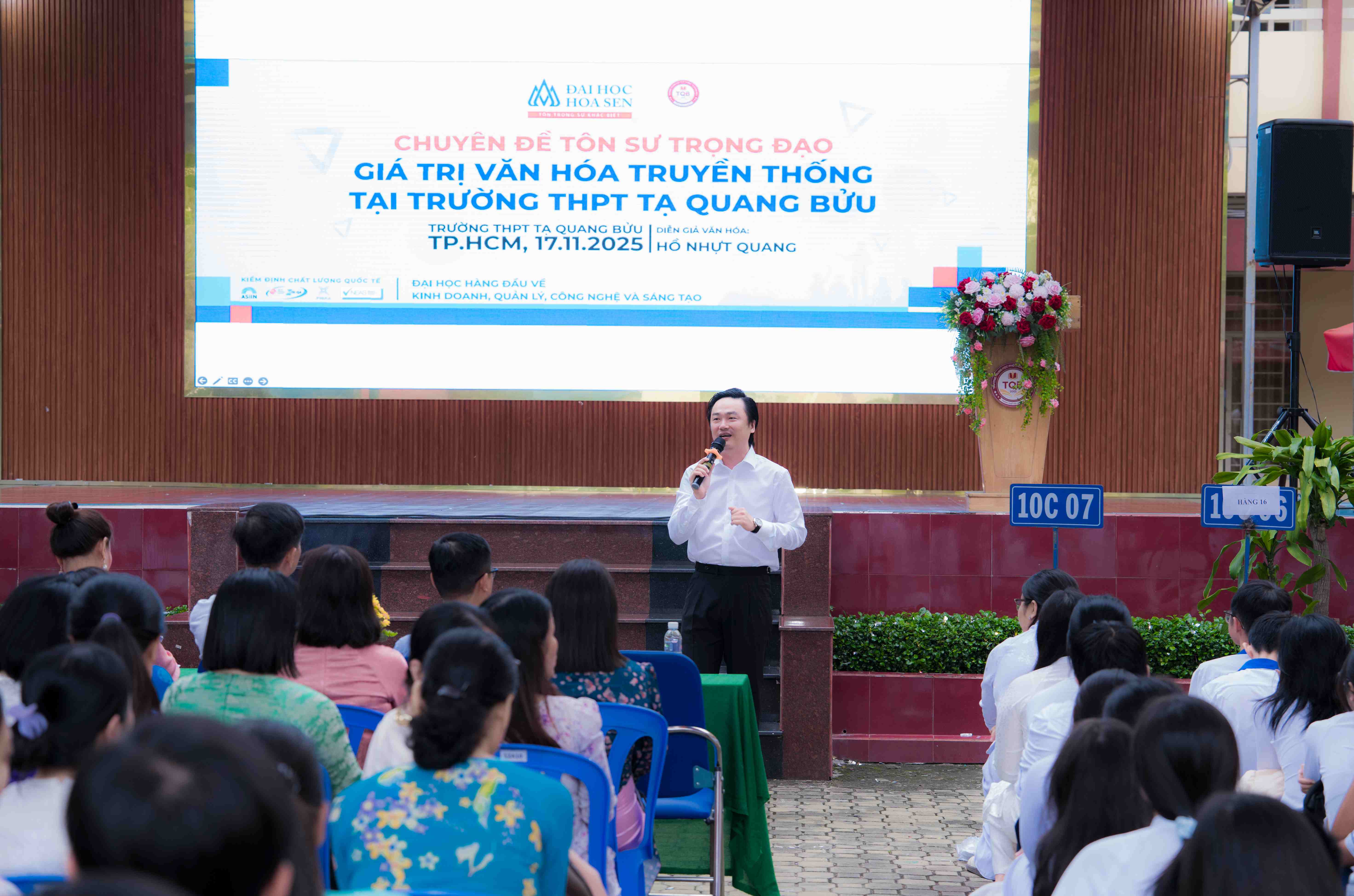 “Giữ Hồn Truyền Thống – Nuôi Dưỡng Tri Thức" tại THPT Tạ Quang Bửu”